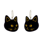 Kimberly's Watching Cat Resin Earrings