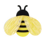 Flying Bee Resin Brooch