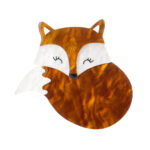 Fox Resin Brooch